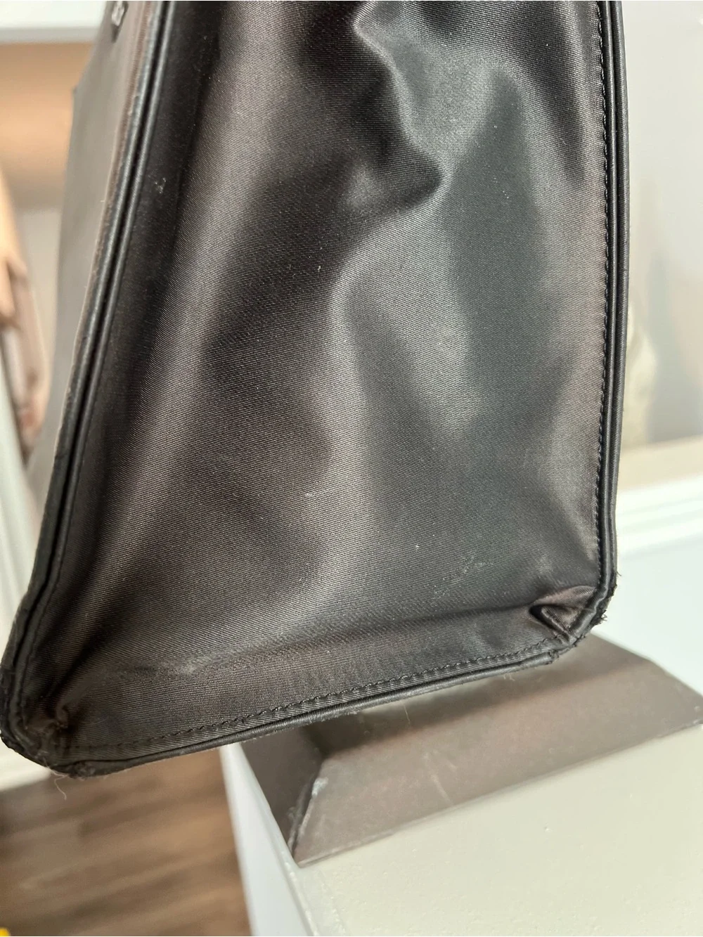 Kate Spade New York Black Nylon Tote Shoulder Bag Large